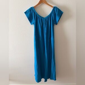 Mara Hoffman Vibrant Blue Swim Coverup